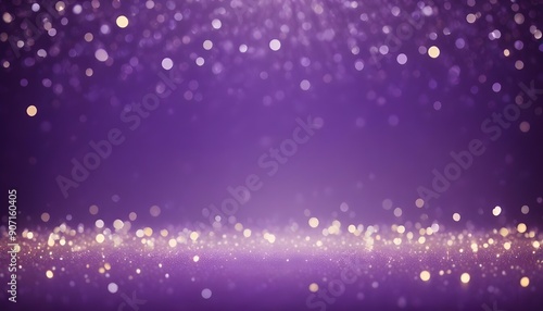 A purple background with bokeh lights, creating a soft and dreamy atmosphere.