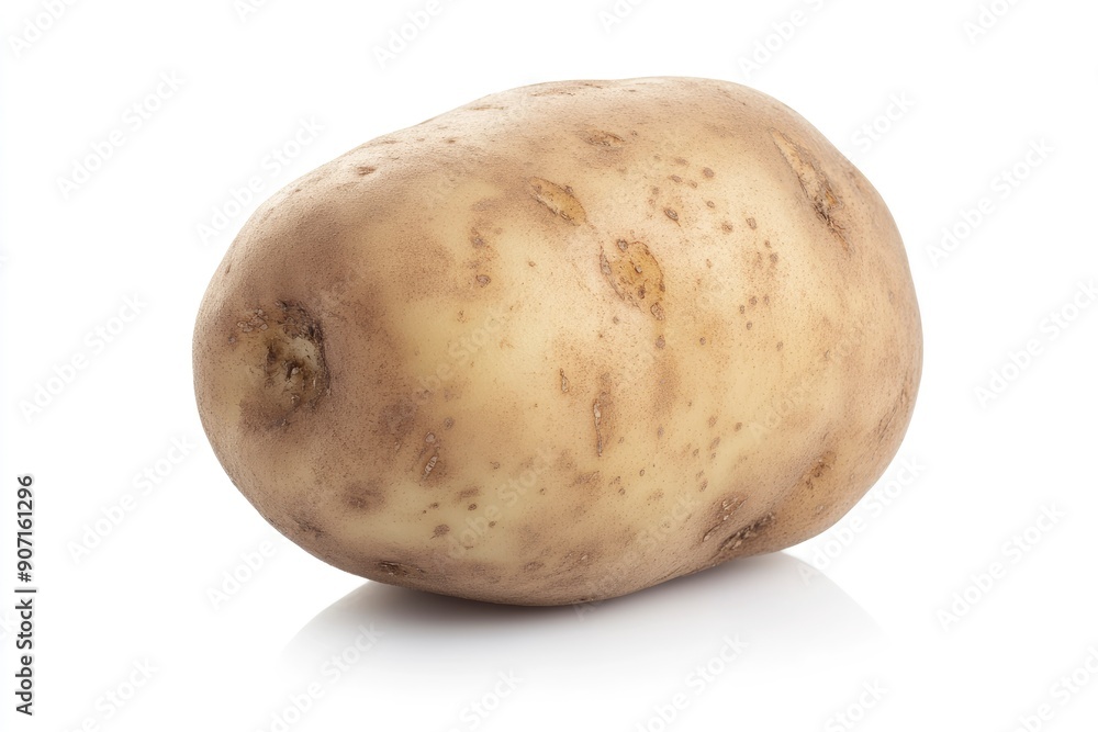 potato, isolated on white background, full depth of field , ai potato, isolated on white background, full depth of field , ai
