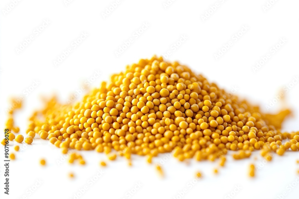 mustard isolated on white background, full depth of field , ai mustard isolated on white background, full depth of field , ai
