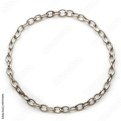 Wallpaper Mural chain isolated on white Torontodigital.ca