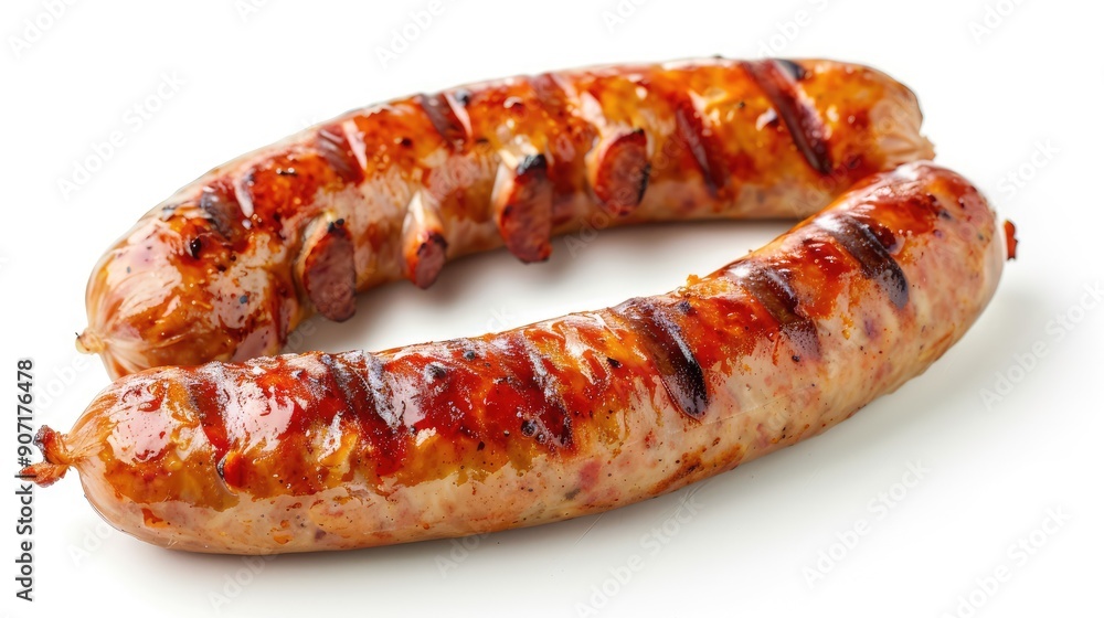 sausages on a plate sausages on a plate
