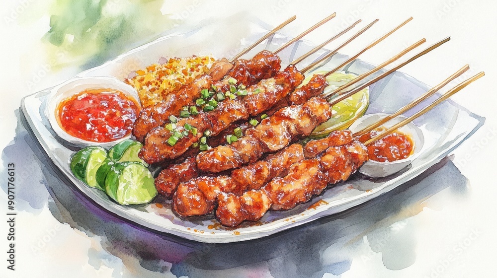Indonesian Chicken Satay Indonesian Chicken Satay