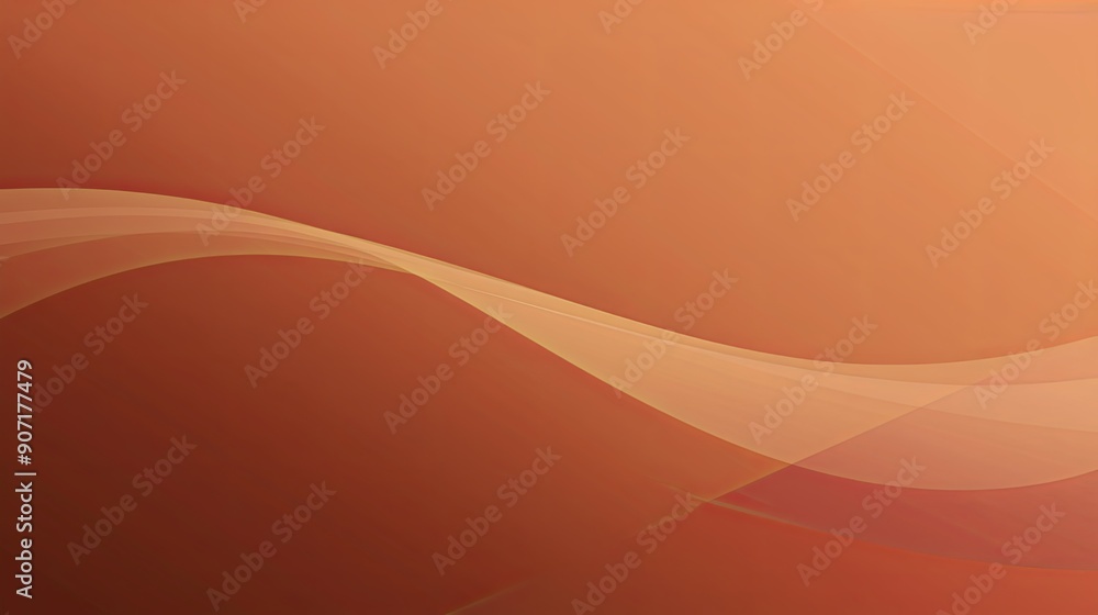 Refreshing Internet Style PowerPoint Background with Burnt Sienna Gradient, Clean and Modern Aesthetic for Presentations