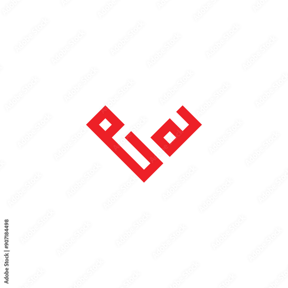 Letter ea heart, square geometric symbol simple logo vector Letter ea heart, square geometric symbol simple logo vector