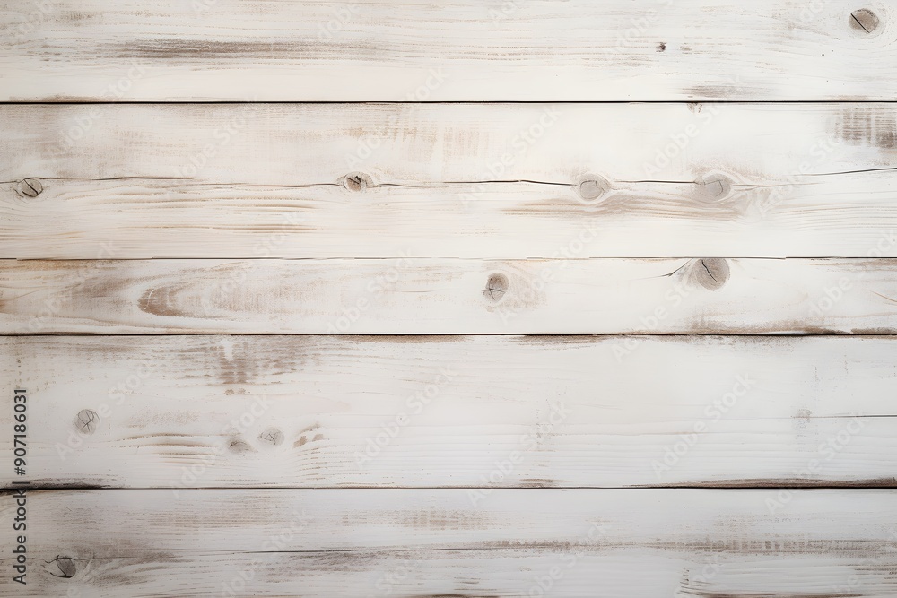 Naklejka premium White wood texture background surface