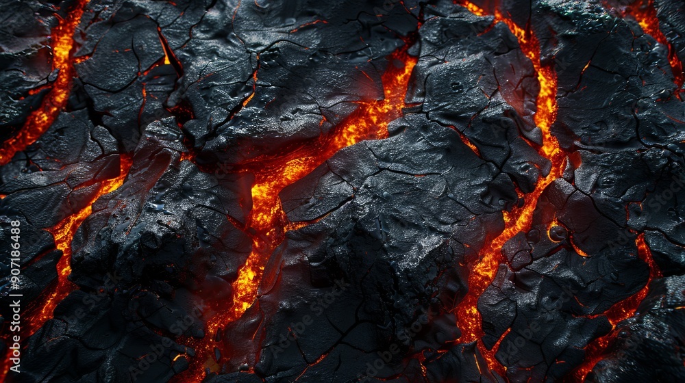 Close-up of volcano, dramatic volcanic eruption in Reykjanes peninsula Iceland Close-up of volcano, dramatic volcanic eruption in Reykjanes peninsula Iceland