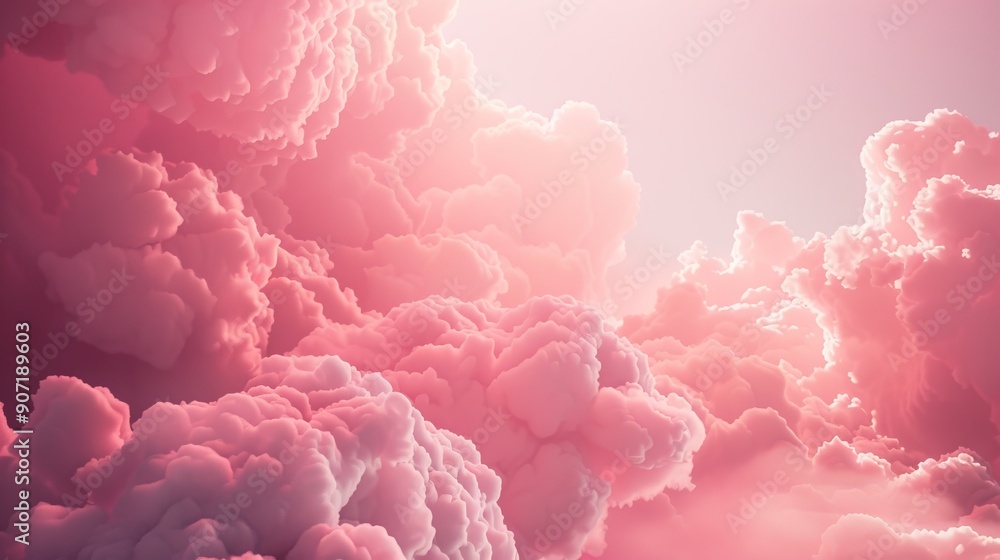Fototapeta premium cloudy sky dreamy panoramic background