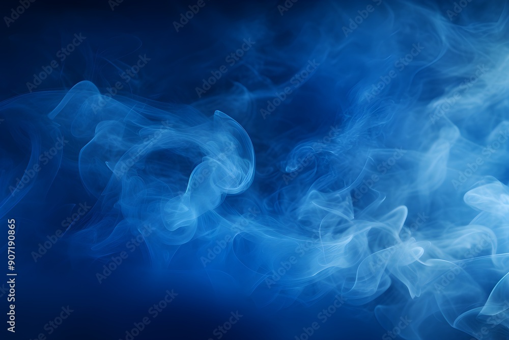 Smoky background, abstract blue smoke background Smoky background, abstract blue smoke background