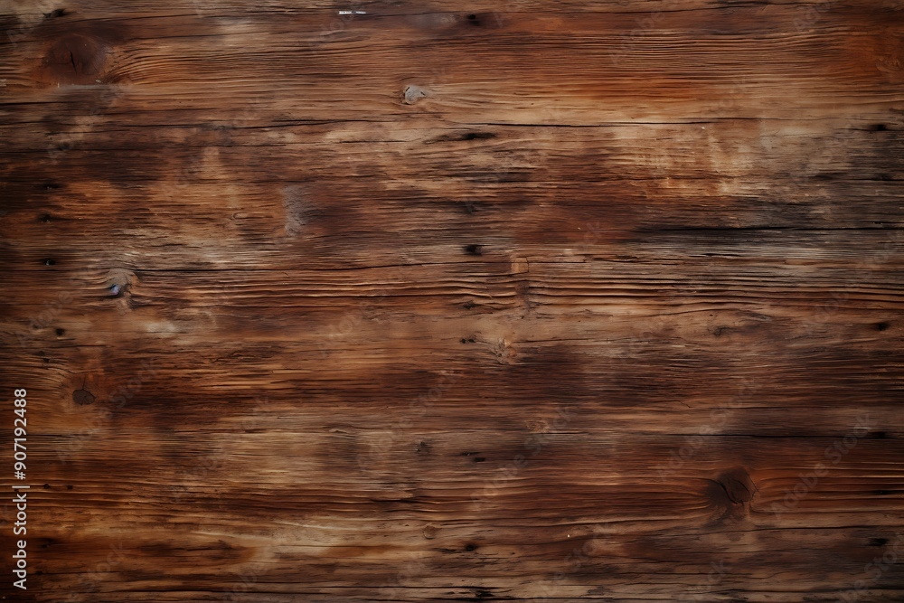 Naklejka premium Wooden background with grunge style