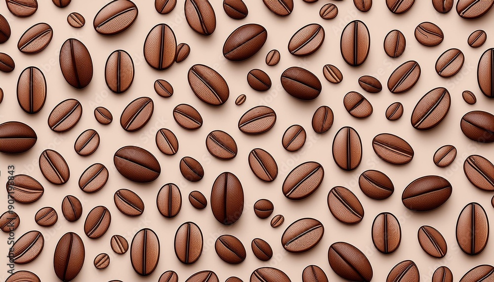 コーヒー豆のレトロな模様(Coffee beans retro pattern)
コーヒー豆のレトロな模様(Coffee beans retro pattern)