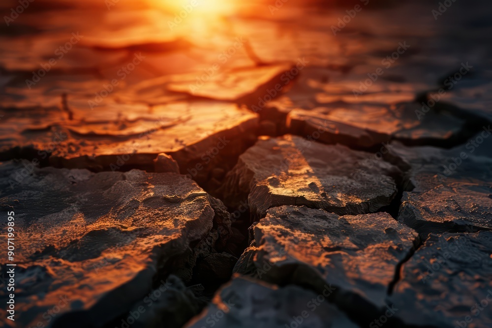 Broken landscapes depict the devastating effects of methane emissions Broken landscapes depict the devastating effects of methane emissions