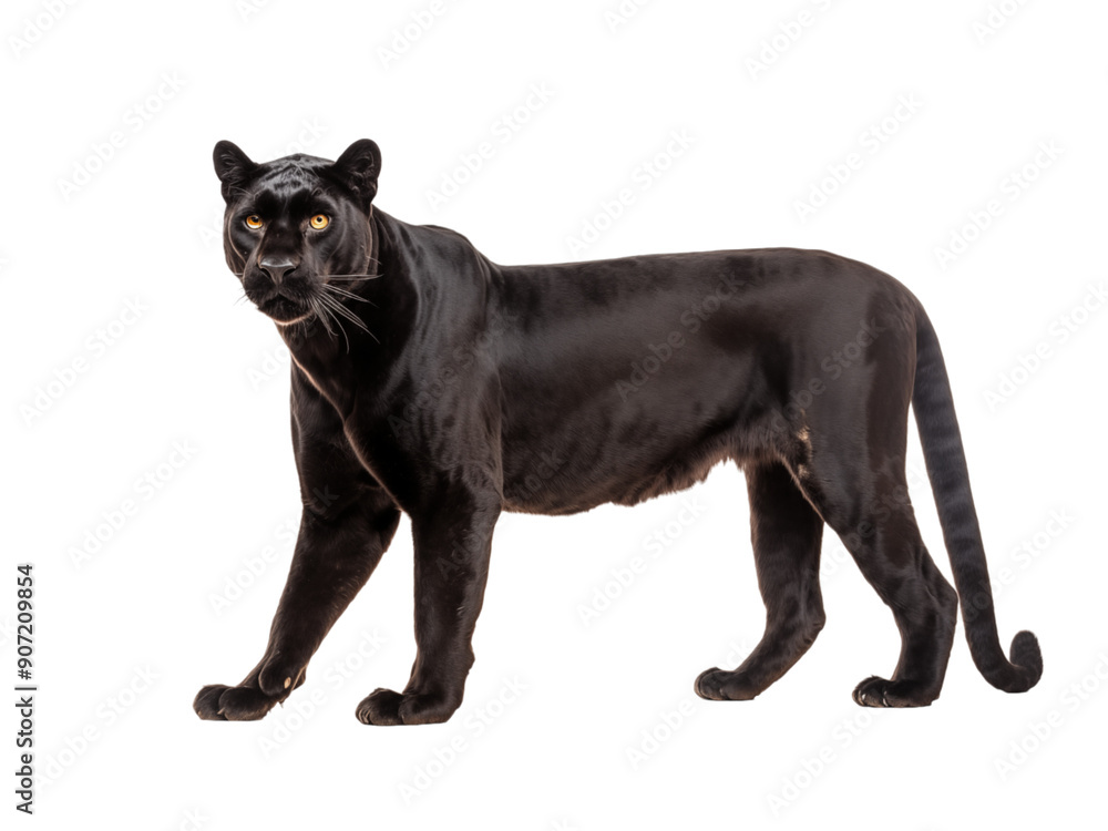 Black Panther Standing On Transparent Background Black Panther Standing On Transparent Background