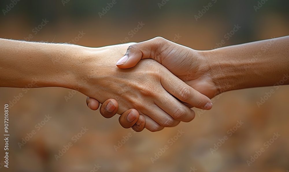 A close-up handshake between two individuals, with a shallow depth of field focusing on their hands against an artistically blurred background, signifies mutual understanding and agreement. A close-up handshake between two individuals, with a shallow depth of field focusing on their hands against an artistically blurred background, signifies mutual understanding and agreement.