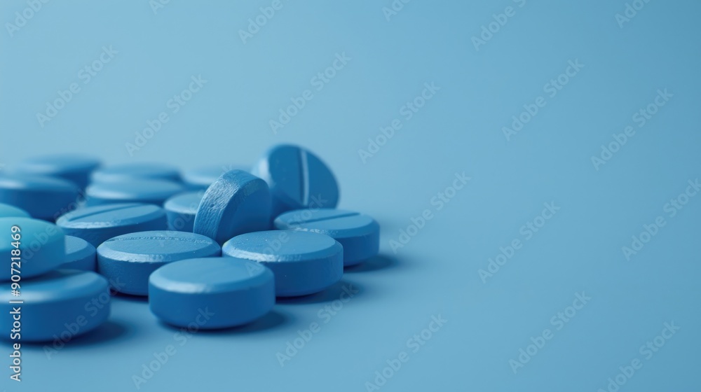 Prescription medication containers arranged on a flat surface Prescription medication containers arranged on a flat surface