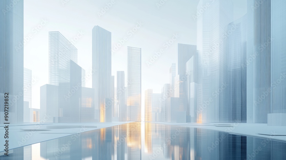 An abstract arrangement of corporate buildings in a modern style, leaving room for advertising. This visually striking layout highlights the essence of urban sophistication and business innovation. An abstract arrangement of corporate buildings in a modern style, leaving room for advertising. This visually striking layout highlights the essence of urban sophistication and business innovation.
