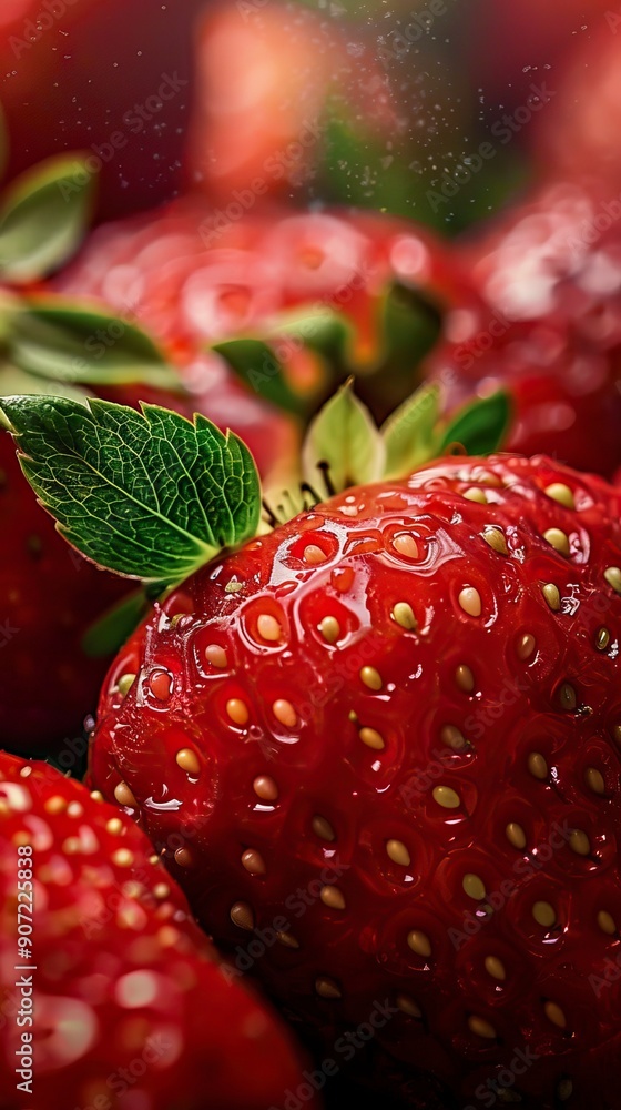 straberry close-up straberry close-up