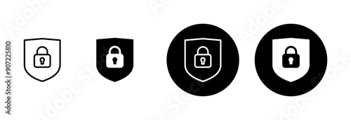Security icon vector isolated on white background. protection icon. privacy. vpn