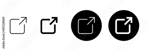 Link icon vector isolated on white background. Link vector icon. External link symbol vector icon. Hyperlink symbol