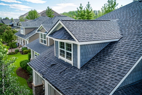 Hailstorm Aftermath: A Roof Inspection Reveals Hail-Damaged Shingles, Guiding the Path to Insurance Claims and Repair Recommendations for Homeowners