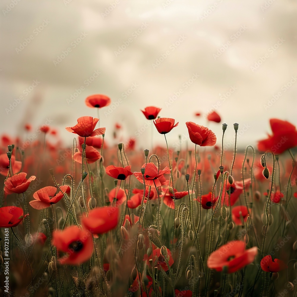 Obraz premium Field of poppies