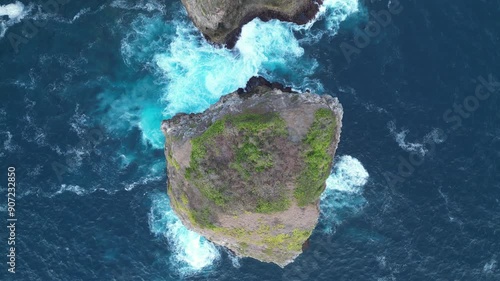 cliff in south coast Lombok island