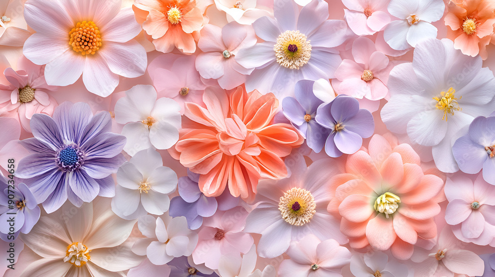 fondo de flores diferentes con estilo romantico y tierno para invitacion o diseño de arte cuadro o marco decorativo patron floral fondo de flores diferentes con estilo romantico y tierno para invitacion o diseño de arte cuadro o marco decorativo patron floral