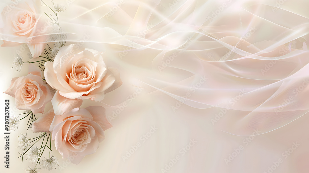 Wedding background with an elegant design background illustration Wedding background with an elegant design background illustration