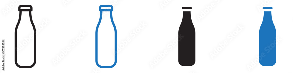 Bottle icon Group symbol or sign vector Bottle icon Group symbol or sign vector