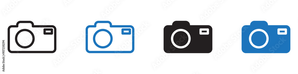 Camera icon Group symbol or sign vector