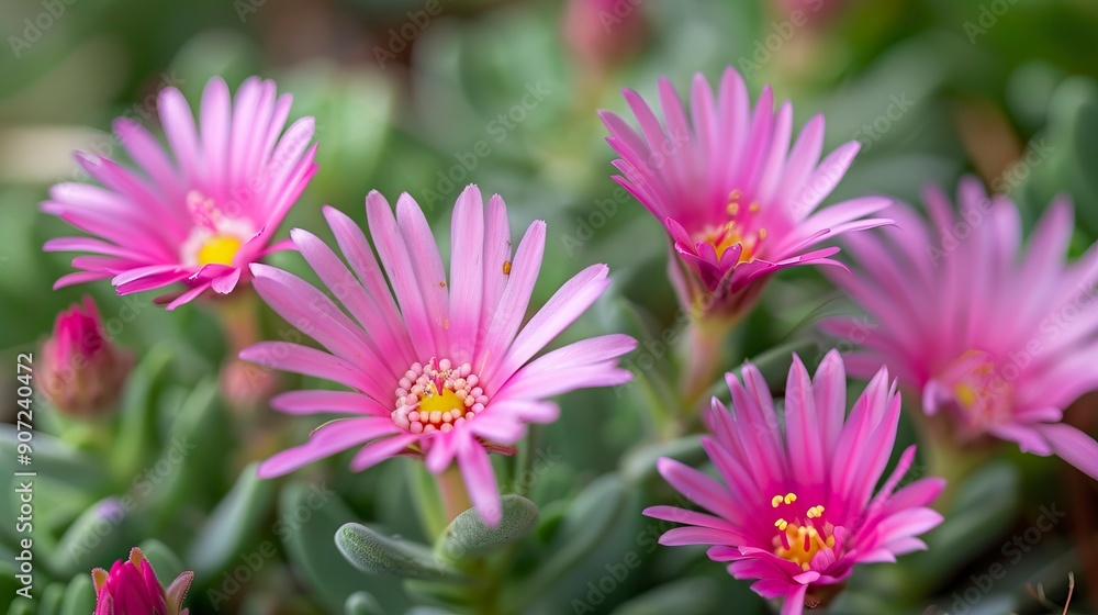 Pink Delosperma cooperi in macro slider
Pink Delosperma cooperi in macro slider