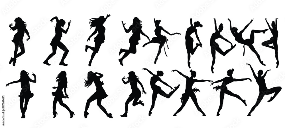 Dancing peoples silhouette vector art, set of falling people silhouettes. vector silhouettes of people falling from a great height. falling male silhouette Dancing peoples silhouette vector art, set of falling people silhouettes. vector silhouettes of people falling from a great height. falling male silhouette