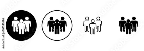 People icon set. person icon vector. User Icon vector. team symbols