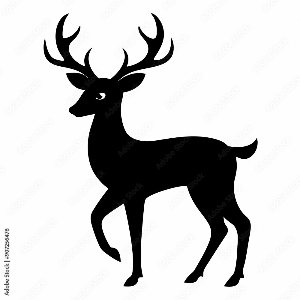 deer illustration, deer vector illustration, pet vector art, deers silhouette, animal vector icon, eps, Cartoon deer deer illustration, deer vector illustration, pet vector art, deers silhouette, animal vector icon, eps, Cartoon deer