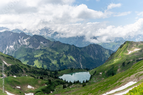 Blick vom Nebelhorn.