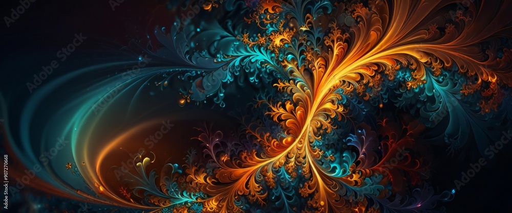 abstract fractal background abstract fractal background