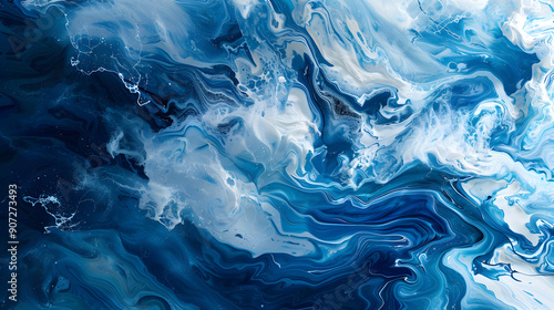 Abstract waves flowing across the canvas background illustration