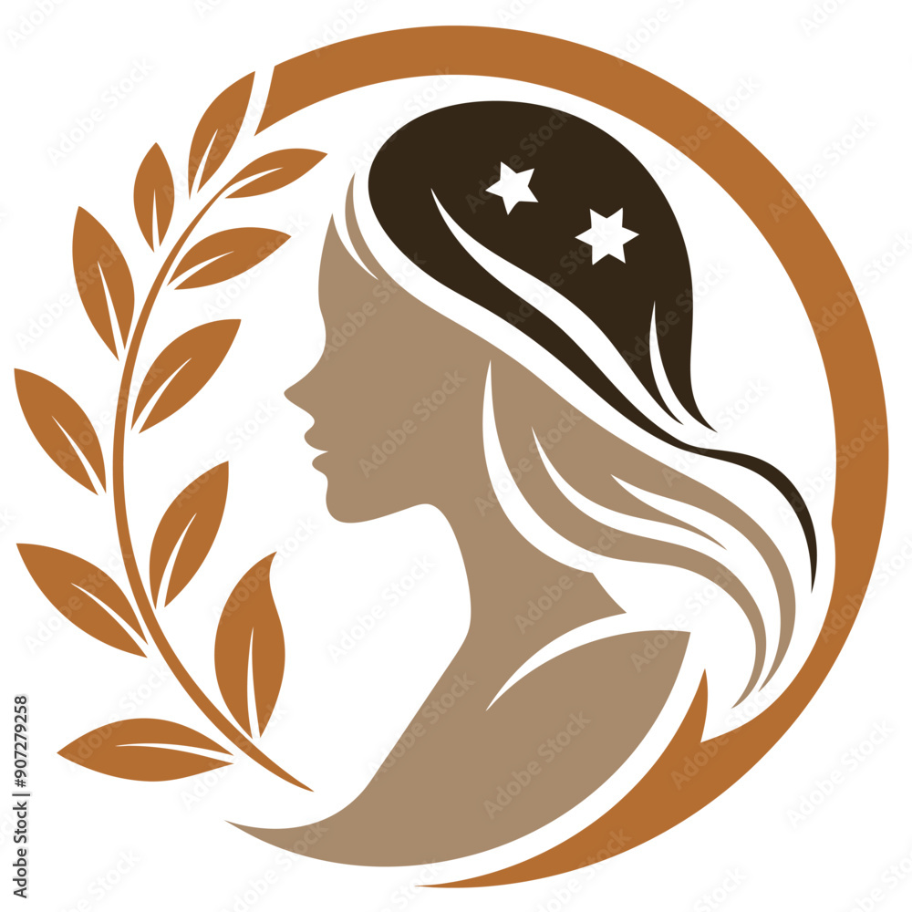 Beauty care logo vector art illustration.
Beauty care logo vector art illustration.