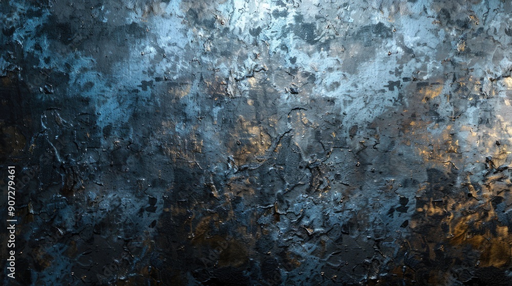A close-up shot of a metal surface with paint, suitable for industrial or DIY projects A close-up shot of a metal surface with paint, suitable for industrial or DIY projects