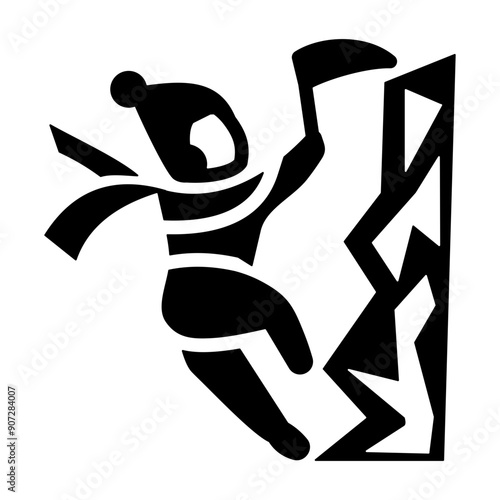 Ice Climbing Icon