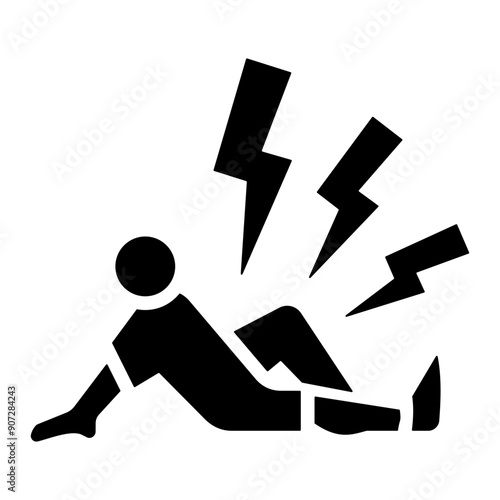 Injured Athlete Icon