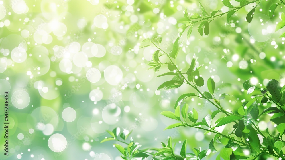 Fototapeta premium green and white background