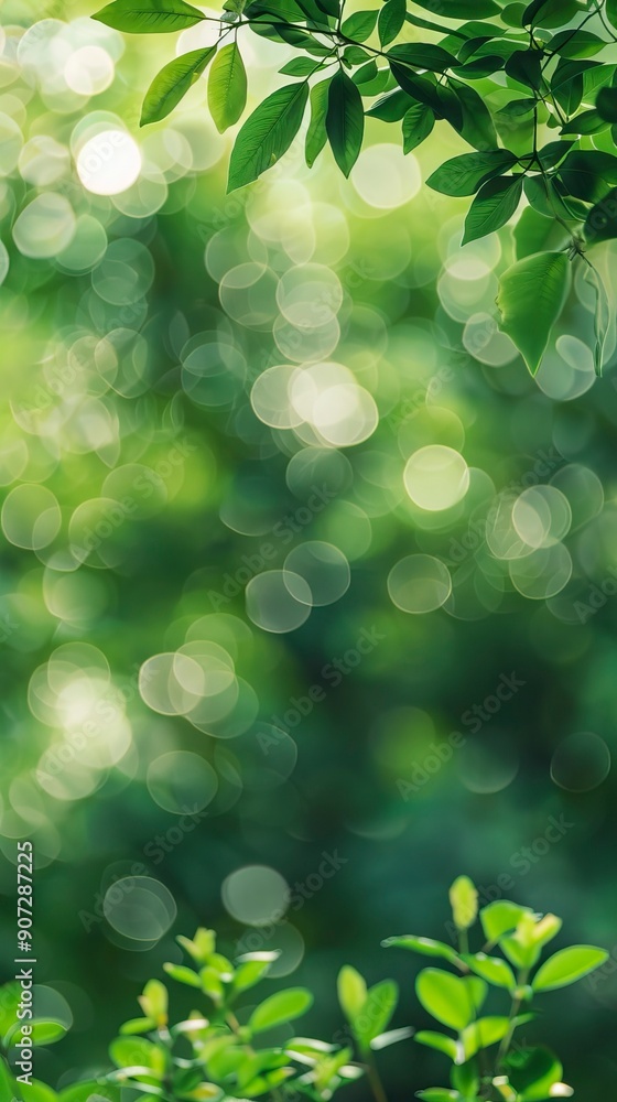 Green bokeh background from nature forest out of focus Green bokeh background from nature forest out of focus