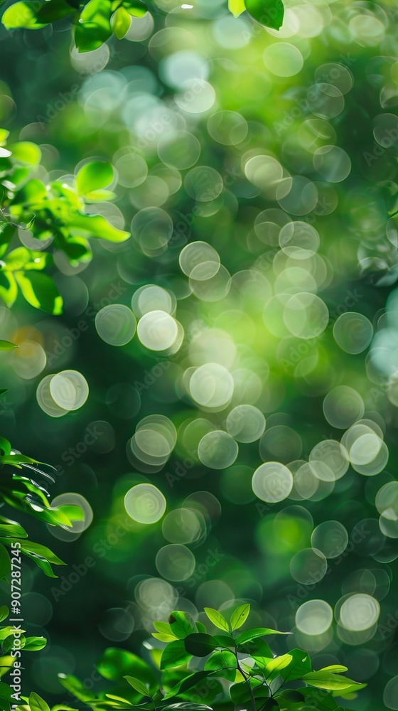 Green bokeh background from nature forest out of focus Green bokeh background from nature forest out of focus