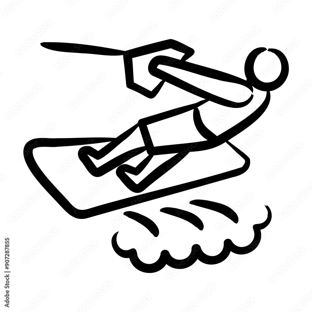 Wakeboarding Icon Wakeboarding Icon