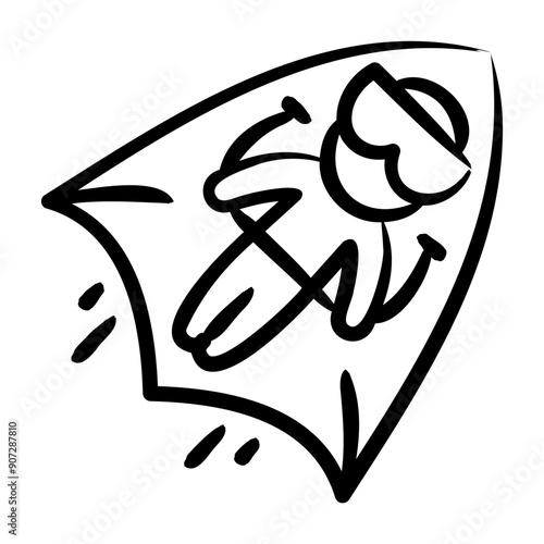 Paragliding Icon