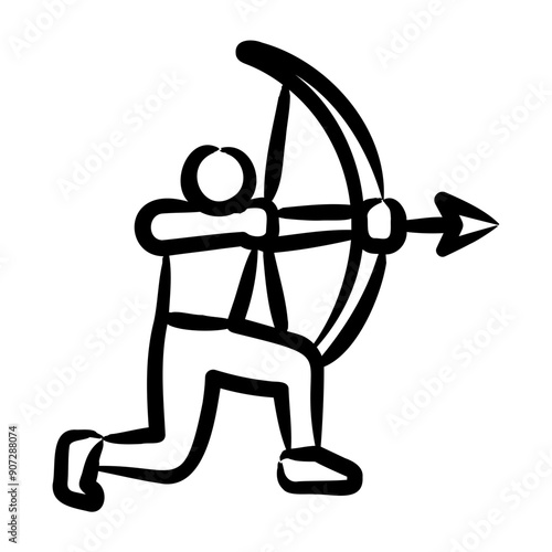Archery Shot Icon
