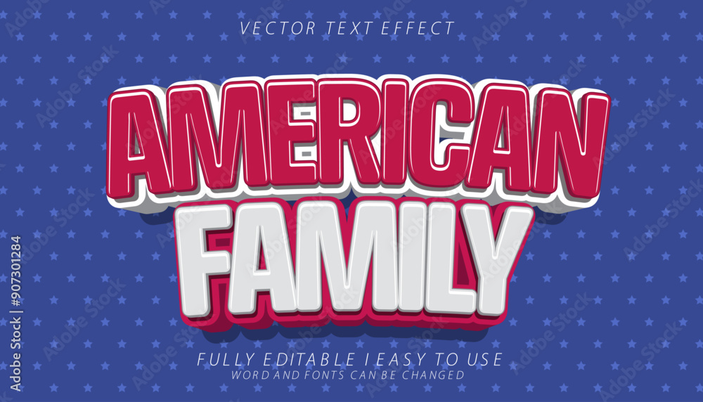3d editable american text effect graphic style template 3d editable american text effect graphic style template