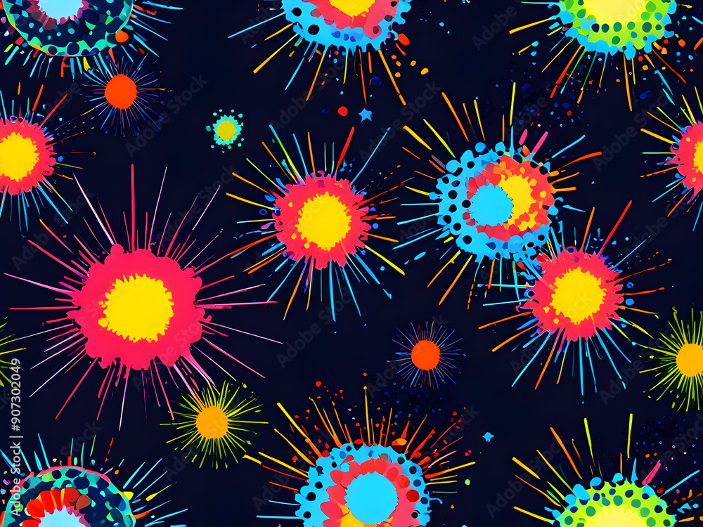 seamless background with flowers,Ai generated seamless background with flowers,Ai generated