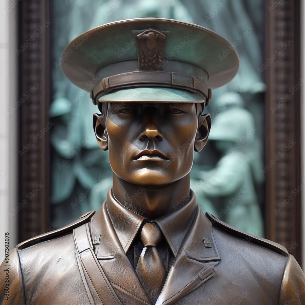 78 12 Sculpture The Sentinel A life sized bronze sculpture of a 78 12 Sculpture The Sentinel A life sized bronze sculpture of a