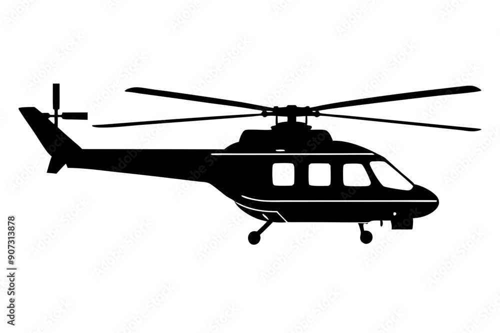 helicopter silhouette vector graphic, copter icon vector illustration
helicopter silhouette vector graphic, copter icon vector illustration